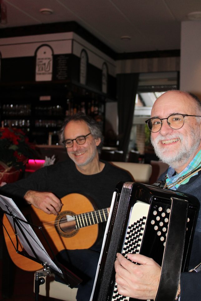 Ulrich (l.) und Lars sorgten für die Musik.